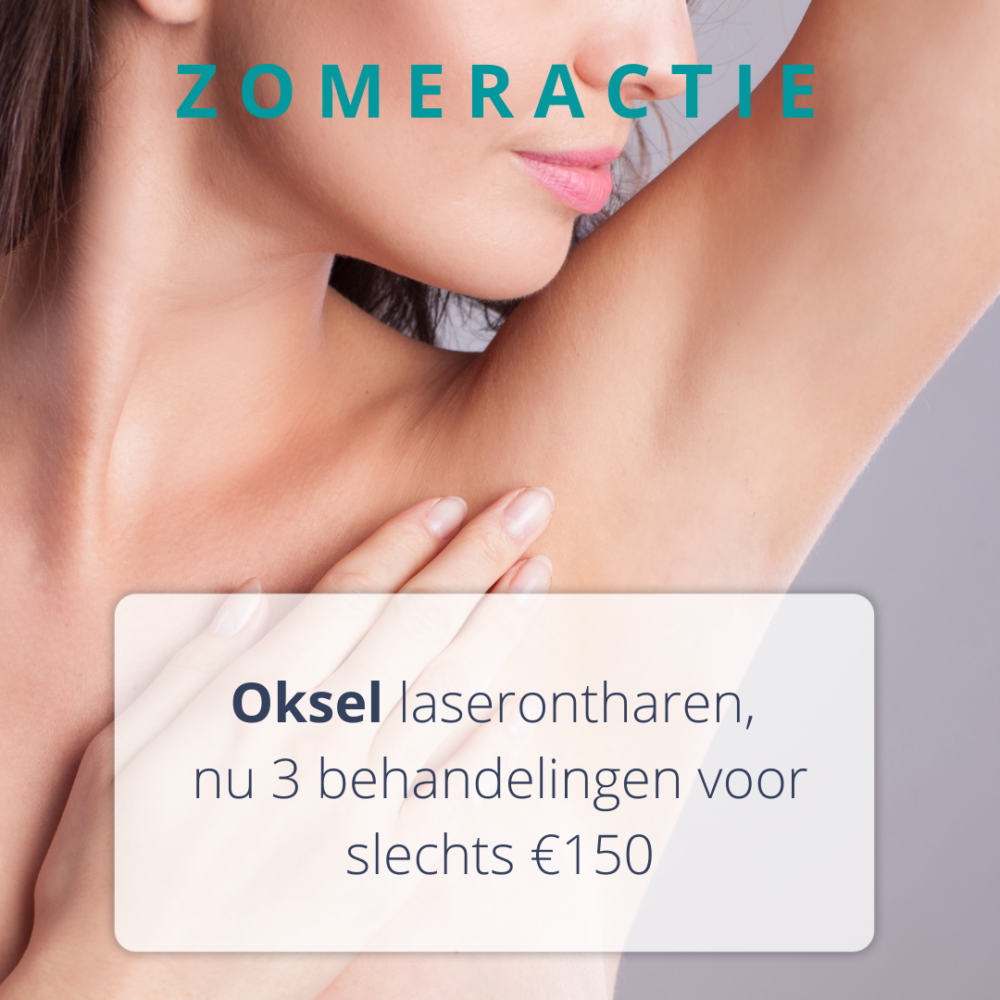 Zomeractie oksel laserontharen Mauritskliniek Zomeractie oksel laserontharen Mauritskliniek