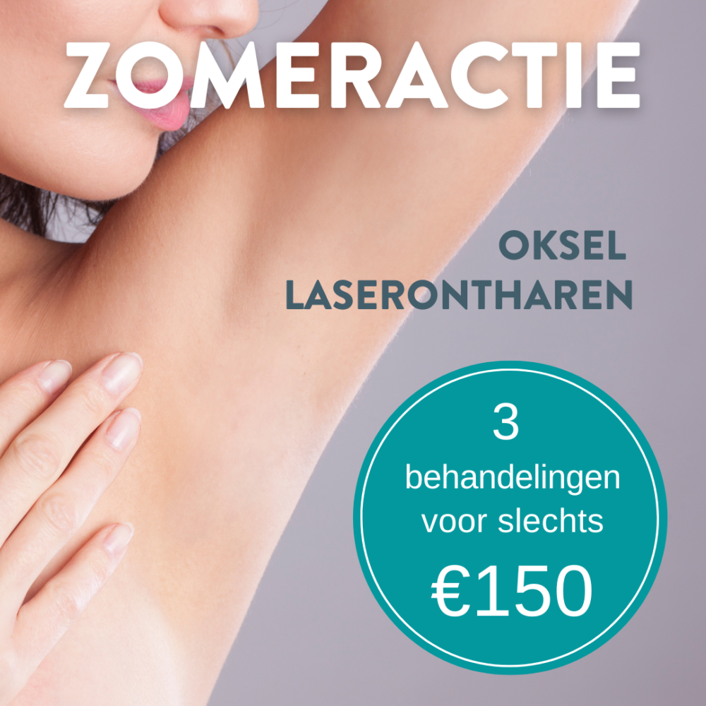 Laserontharen zomeractie oksels Laserontharen zomeractie oksels